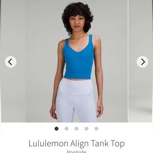 Lululemon Poolside Align Tank size 12